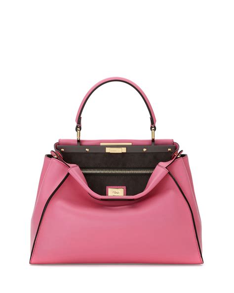 fendi peekaboo medium pink|fendi peekaboo snakeskin.